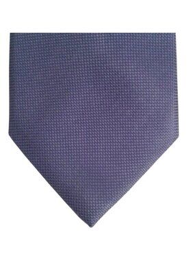 Chaps Men’s Blue Textured Silk Tie Handmade Classic Design